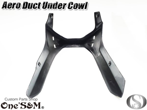 画像8: NEW アンダーカウル 黒 ツインダクトVer (8)