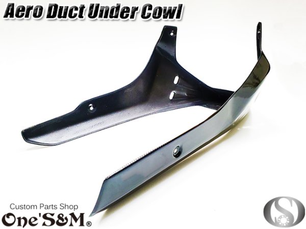 画像7: NEW アンダーカウル 黒 ツインダクトVer (7)