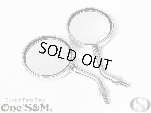 画像7: ZII Z2 タイプ 丸型 丸形ミラー 正ネジ10mm  ステーセット (7)