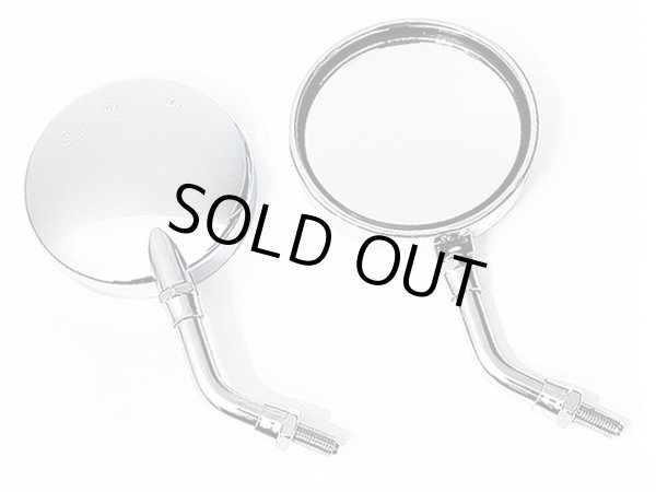 画像5: ZII Z2 タイプ 丸型 丸形ミラー 正ネジ10mm  ステーセット (5)