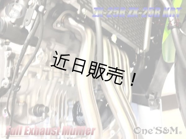 画像7: ★ZX25R専用 フルエキゾーストマフラー ワンズ管 ロングデルタサイレンサーVer ZX-25R (7)
