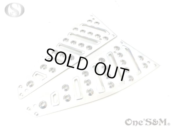 画像3: 【送料込み】アウトレット品 BW'S125 アルミ製 ステップパネル7点セット (3)