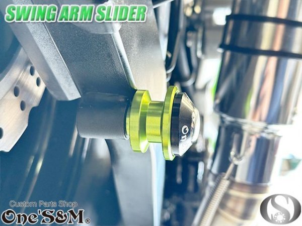 画像38: CNC アルミ製 アルマイト スイングアームスライダー　M10 V字型 レーシングスタンド ボルト (38)