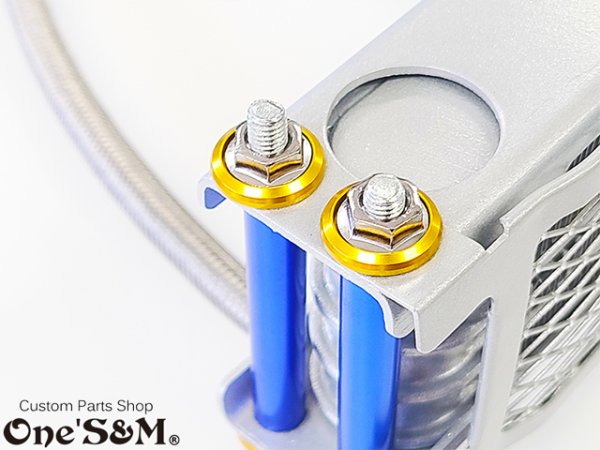 画像27: オイルクーラー M6 ボルトキャップ4個Set (27)