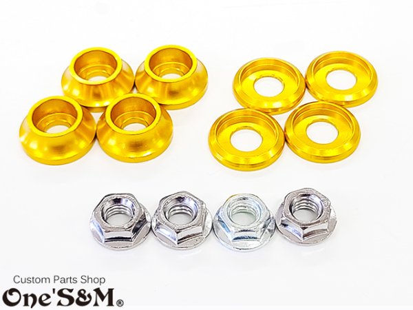 画像23: オイルクーラー M6 ボルトキャップ4個Set (23)