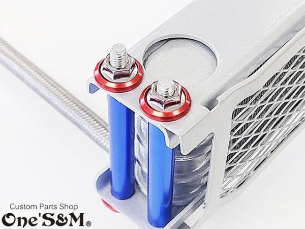 画像7: オイルクーラー M6 ボルトキャップ4個Set (7)