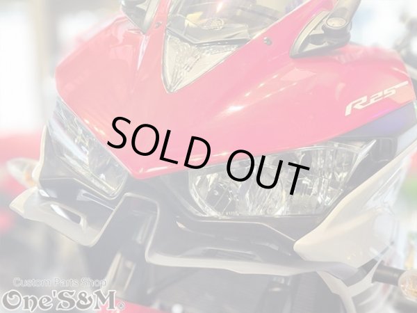 画像6: YZF-R25 YZF R25 ディフューザー ウイングレット フロント カナード ABS製 RG10J用 (6)