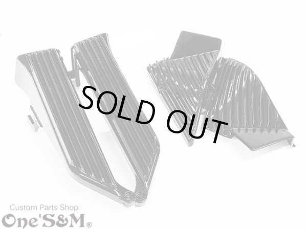 画像2: CBR400F専用 フィン形状 サイドカバー＋エアガイド REVカバーSet (2)