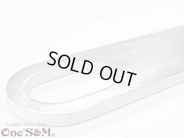 画像2: スチールメッキ製 汎用 ウィンカー ステー ウインカーステー 2枚1セット (2)