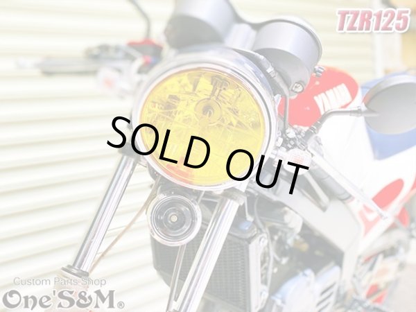 画像4: TZR125 用 ヘッドライト回りセット ヘッドライトステー イエローレンズヘッドライト ウインカー (4)