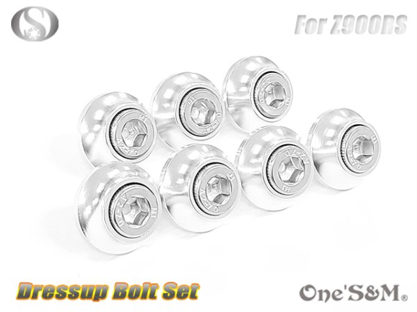 画像19: Z900RS専用設計 ラジエーターサイドフィン チェーンカバー 専用取付けボルト (19)