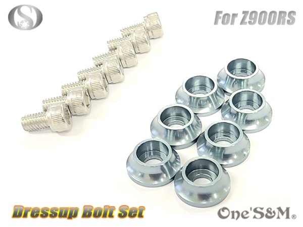 画像22: Z900RS専用設計 ラジエーターサイドフィン チェーンカバー 専用取付けボルト (22)