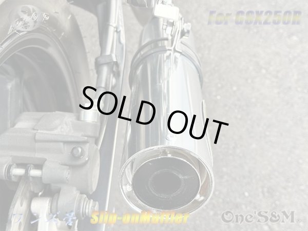 画像10: 純正エキパイ専用 GSX250R 2BK-DN11A用 スリップオン マフラー アルミサイレンサー (10)