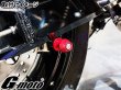 画像38: 送料込 G-moto??  ジーモト ＣＮＣ M10 アルミ製 アルマイト スイングアームスライダー V字型 レーシングスタンド専用 スタンドフックボルト スイングアーム ボス (38)