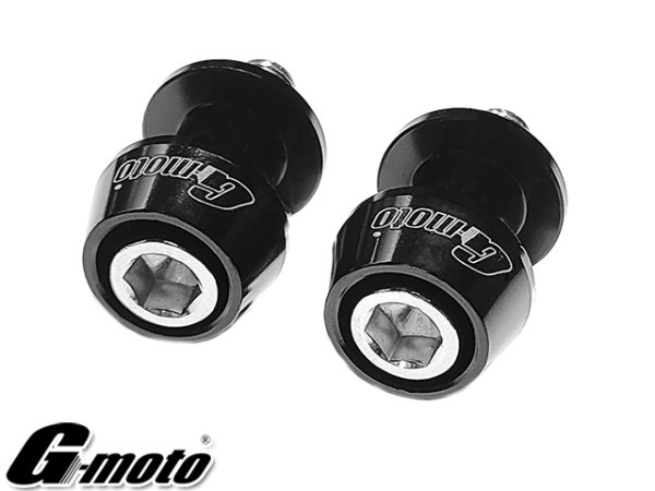 画像6: 送料込 G-moto ジーモト ＣＮＣ M10 アルミ製 アルマイト スイングアームスライダー V字型 レーシングスタンド専用 スタンドフックボルト スイングアーム ボス (6)