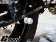 画像39: 送料込 G-moto??  ジーモト ＣＮＣ M10 アルミ製 アルマイト スイングアームスライダー V字型 レーシングスタンド専用 スタンドフックボルト スイングアーム ボス (39)