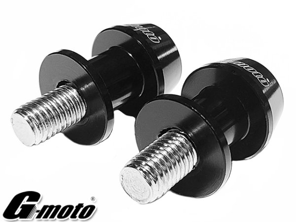 画像7: 送料込 G-moto ジーモト ＣＮＣ M10 アルミ製 アルマイト スイングアームスライダー V字型 レーシングスタンド専用 スタンドフックボルト スイングアーム ボス (7)