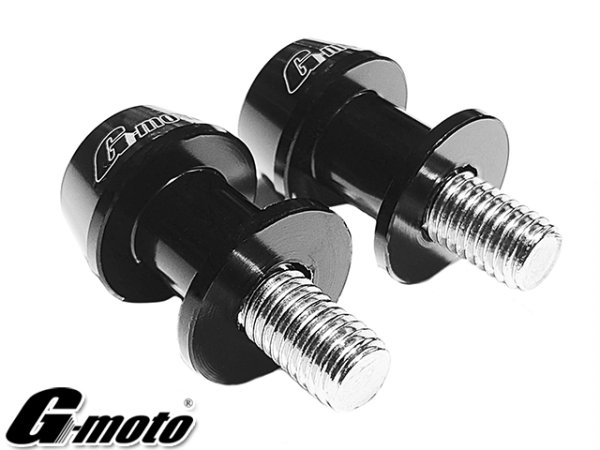 画像8: 送料込 G-moto ジーモト ＣＮＣ M10 アルミ製 アルマイト スイングアームスライダー V字型 レーシングスタンド専用 スタンドフックボルト スイングアーム ボス (8)