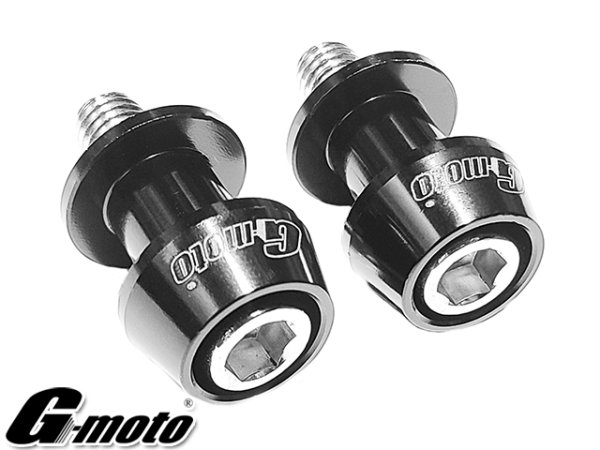 画像5: 送料込 G-moto ジーモト ＣＮＣ M10 アルミ製 アルマイト スイングアームスライダー V字型 レーシングスタンド専用 スタンドフックボルト スイングアーム ボス (5)