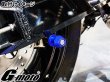 画像42: 送料込 G-moto??  ジーモト ＣＮＣ M10 アルミ製 アルマイト スイングアームスライダー V字型 レーシングスタンド専用 スタンドフックボルト スイングアーム ボス (42)