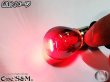 画像3: 12V 21/5W レッド 赤 クロームバルブ ステルスバルブ ステルス球 S25形状 Bau15d  段違いピン ピン角違い150° ダブル球 ハロゲンバルブ ブレーキ球 テール球  等 1個売り (3)