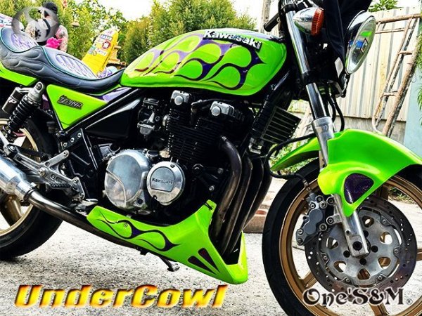 画像9: NEW アンダーカウル 黒 ツインダクトVer (9)