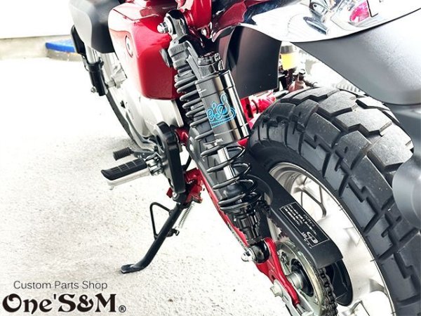 画像10: モンキー125 JB02 ダックス125 ST125専用 リアサスペンション リアサス セット 340mm~350mm 減衰力調整 プリロード調整 車高調整機能付き モンキー１２５ (10)