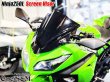 画像7: スクリーンバイザー フロントスクリーン  スモーク Ninja250L EX250L (7)