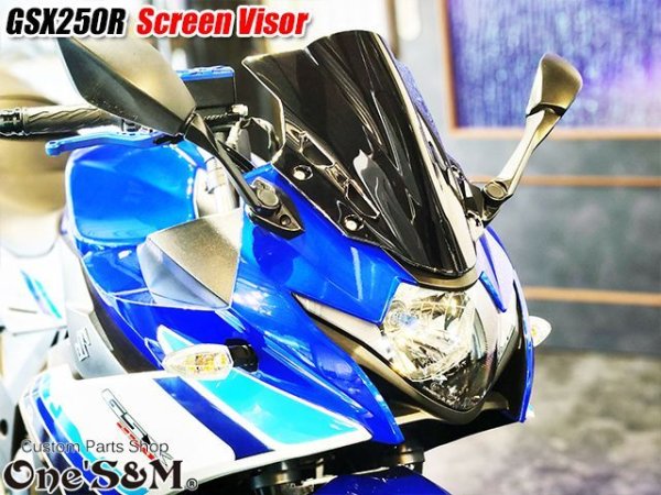画像25: スクリーンバイザー フロントスクリーン  GSX250R 2BK-DN11A (25)