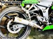 画像22: Ninja250 Ninja250R ニンジャ250 純正エキパイ用 スリップオンマフラー アルミサイレンサーVer (22)