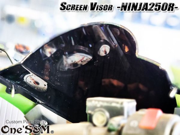 画像6: スクリーンバイザー フロントスクリーン  NINJA250R JBK-EX250K (6)