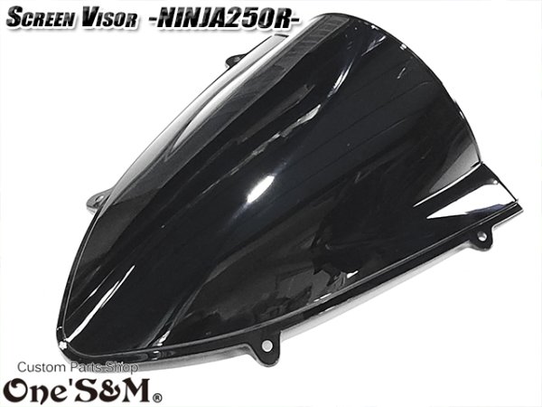 画像5: スクリーンバイザー フロントスクリーン  NINJA250R JBK-EX250K (5)