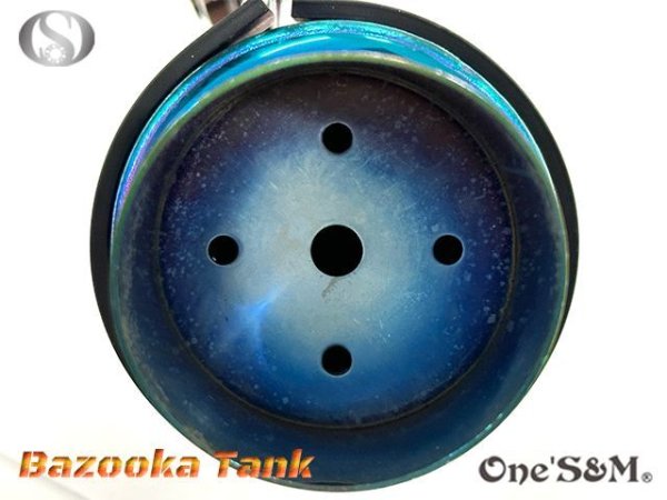 画像3: アウトレット フルステンレス製 ブリーザー バズーカタンク Bazooka チタンルック (3)