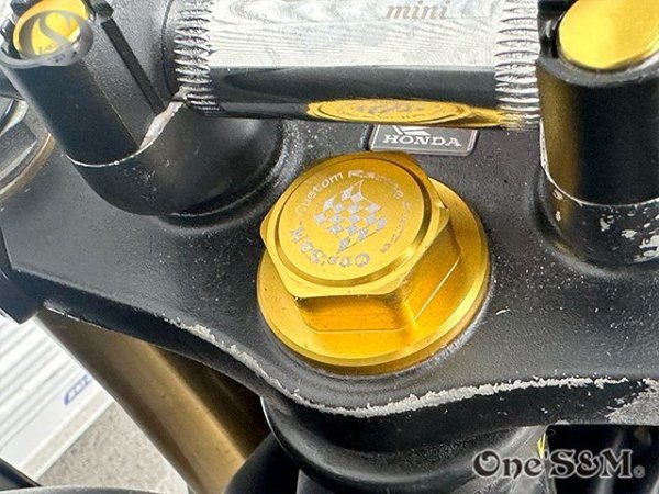 画像12: ＣＮＣステムナットアルミジュラルミン削り出し CNC加工 ステアリング ステムナット M24 P1.0 (12)