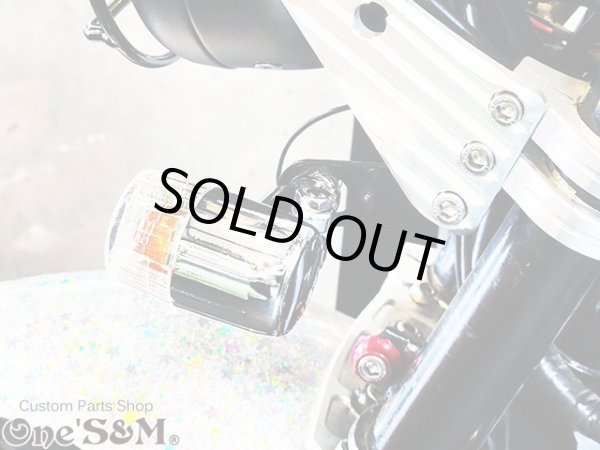 画像4: スチール製ブラック 汎用 ウィンカー ステー ウインカーステー 2枚1セット (4)