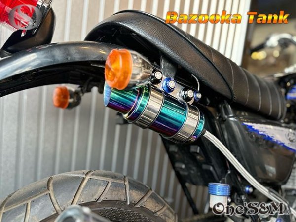 画像13: アウトレット フルステンレス製 ブリーザー バズーカタンク Bazooka チタンルック (13)