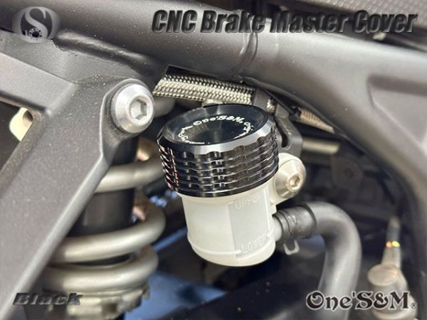 画像27: CNC アルミ削り出し フロントブレーキマスターカバー リアブレーキマスターシリンダーカバー セット フロントマスターシリンダーキャップ リアマスターシリンダーキャップ (27)