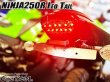 画像12: スモークレンズ スモークテール LEDテール ランプ ウインカー付き テール一式 ニンジャ250R NINJA250R JBK-EX250K 専用 (12)