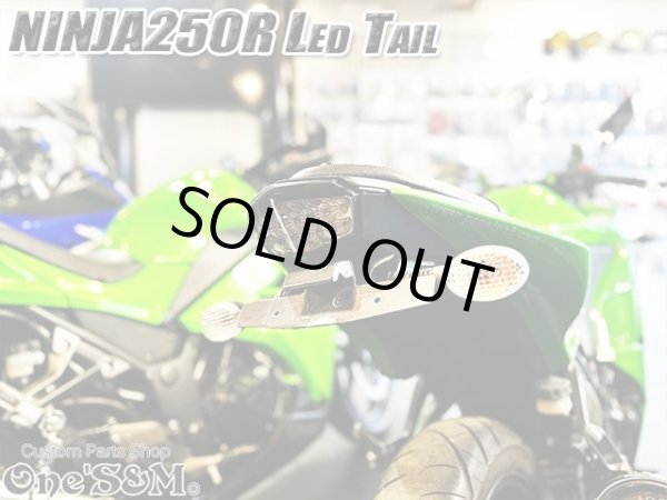画像13: スモークレンズ スモークテール LEDテール ランプ ウインカー付き テール一式 ニンジャ250R NINJA250R JBK-EX250K 専用 (13)