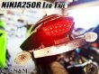 画像10: スモークレンズ スモークテール LEDテール ランプ ウインカー付き テール一式 ニンジャ250R NINJA250R JBK-EX250K 専用 (10)