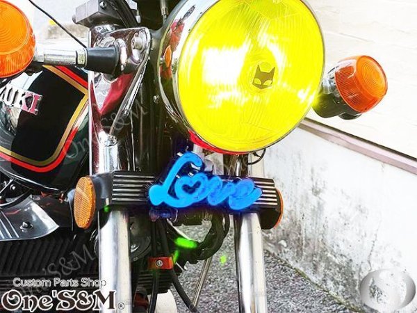 画像13: ラブ灯 LOVE灯 LOVE文字 ファッションランプ 車やバイクなどに (13)
