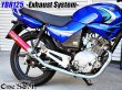 画像10: YBR125 専用  フルエキゾーストマフラー キャブ車 FI車兼用 選べるサイレンサー (10)