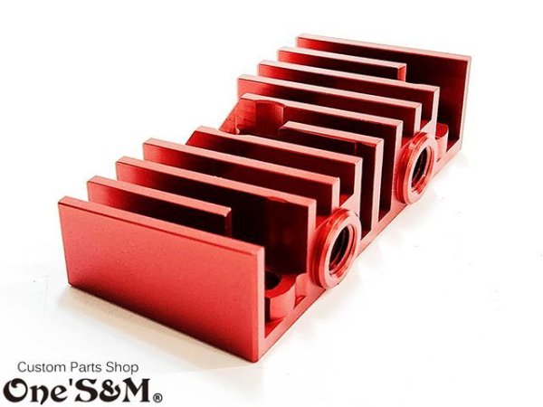 画像10: NEW モンキー ゴリラ専用 ワンズ製 オイル取出し用 CNCブロック ブラストアルマイト オイルクーラー取り出しユニット (10)