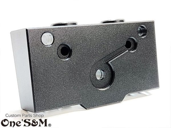 画像9: NEW モンキー ゴリラ専用 ワンズ製 オイル取出し用 CNCブロック ブラストアルマイト オイルクーラー取り出しユニット (9)