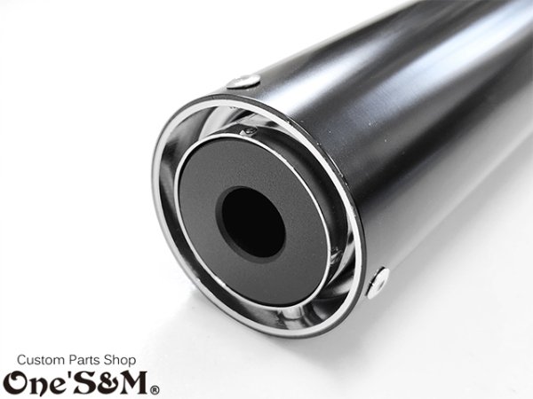画像13: アウトレット ワンズ管 アルミサイレンサー インナーバッフル付き 50パイ ワルツ 悪奴 装着車対応 汎用 (13)