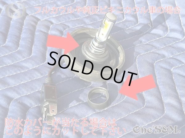 画像10: 高品質 アルミボディヒートシンク LEDヘッドライト球 LEDヘッドライトバルブ H4形状 6500ケルビン 6000ルーメン 放熱用冷却ファン付き (10)