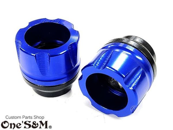 画像3: 送料無料 アルミ アルマイト アクスルガード アクスルスライダー 2個セット (3)