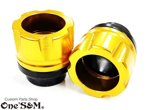 画像5: 送料無料 アルミ アルマイト アクスルガード アクスルスライダー 2個セット (5)