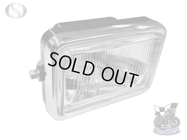 画像2: アウトレット 角型ヘッドライト 高品質LEDヘッドライトバルブ RGB LEDポジション球付き 角目ヘッドライト (2)