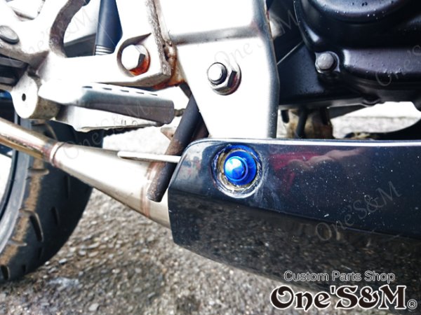 画像16: M8 フジツボ ボルトカバー キャップスクリューセット 外装 スクリーン カウル カスタム ドレスアップに! (16)